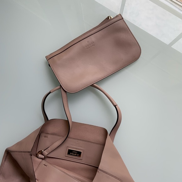 Gucci Mauve Leather Tote Bag 296006 - Picture 5 of 7